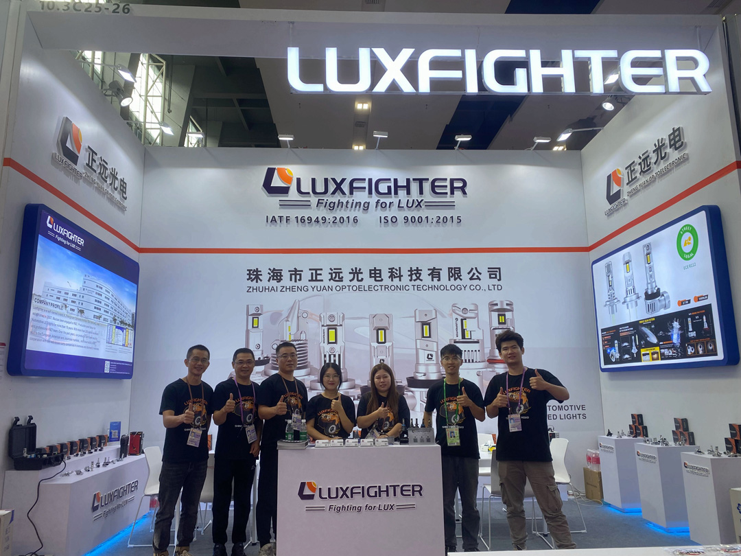 Lampu Depan LED LUXFIGHTER Pameran Kanton kaping 134